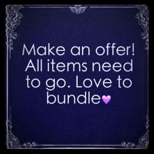 Bundle bundle..clean out my closet!! LOVE to sell